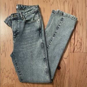 Gianni Bini Women's Gray Straight Leg Jeans